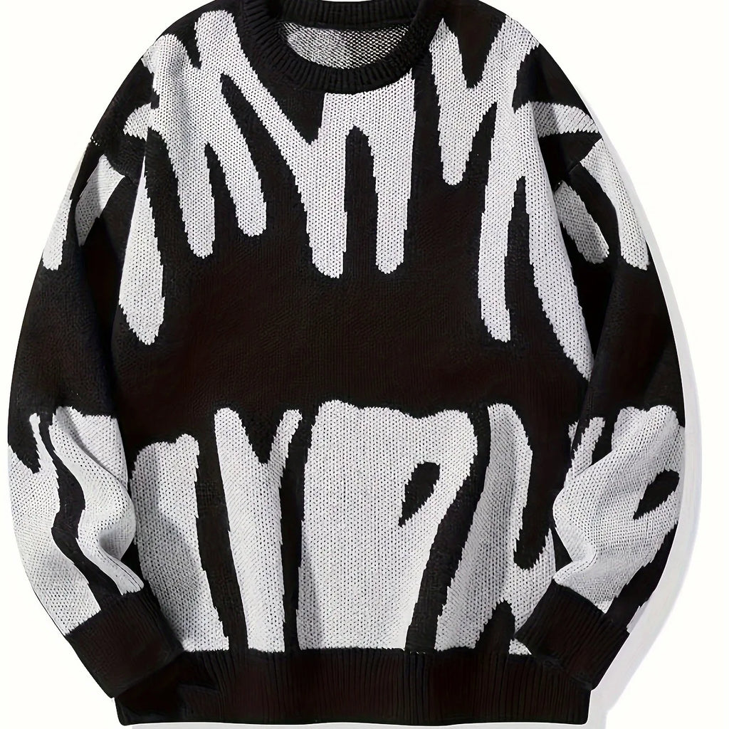 Locker geschnittener Strickpullover