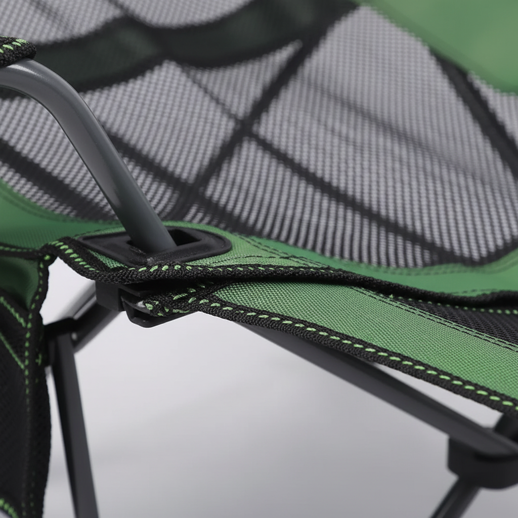 Loungevera Tragbarer Liegestuhl mit Fußstütze