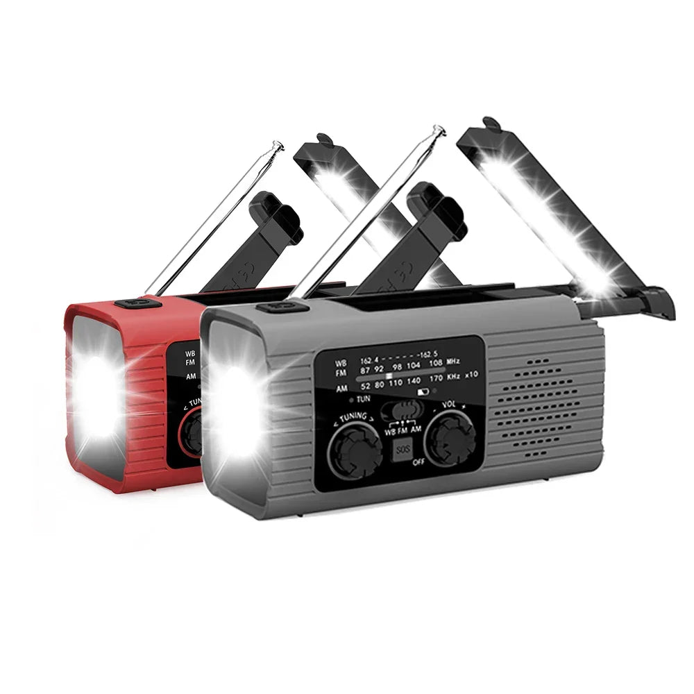 LuminCrank Handkurbel-Notfallradio