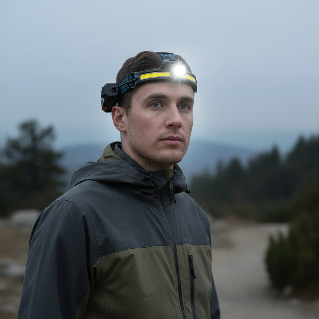 snoutatelier | Luminexor Wiederaufladbare LED-Stirnlampe mit Zoomfunktion