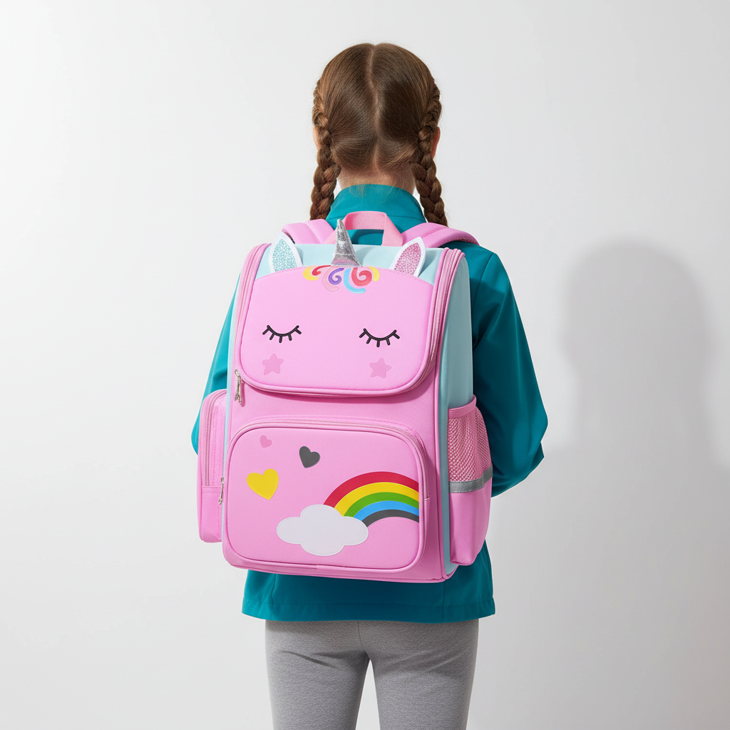 Luminiq Kinder-Einhorn-Schulrucksack