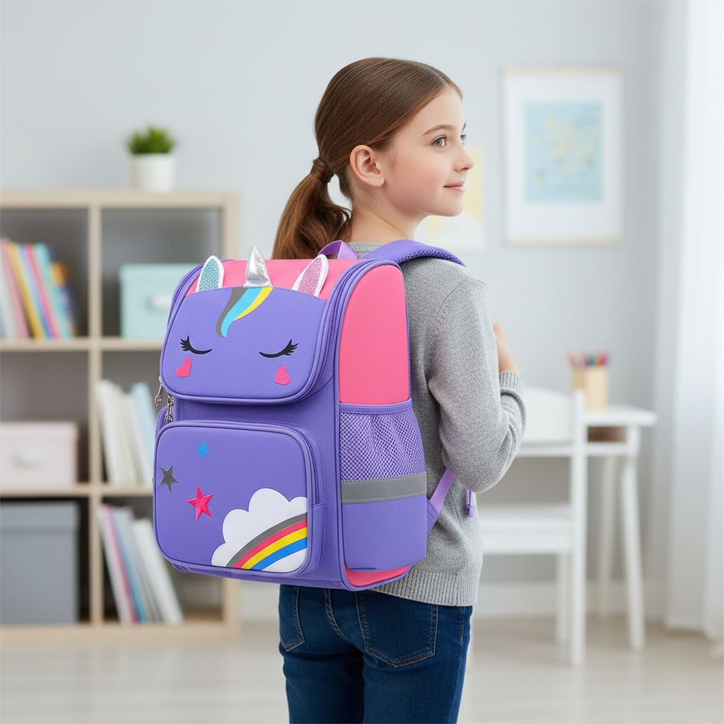 Luminiq Kinder-Einhorn-Schulrucksack