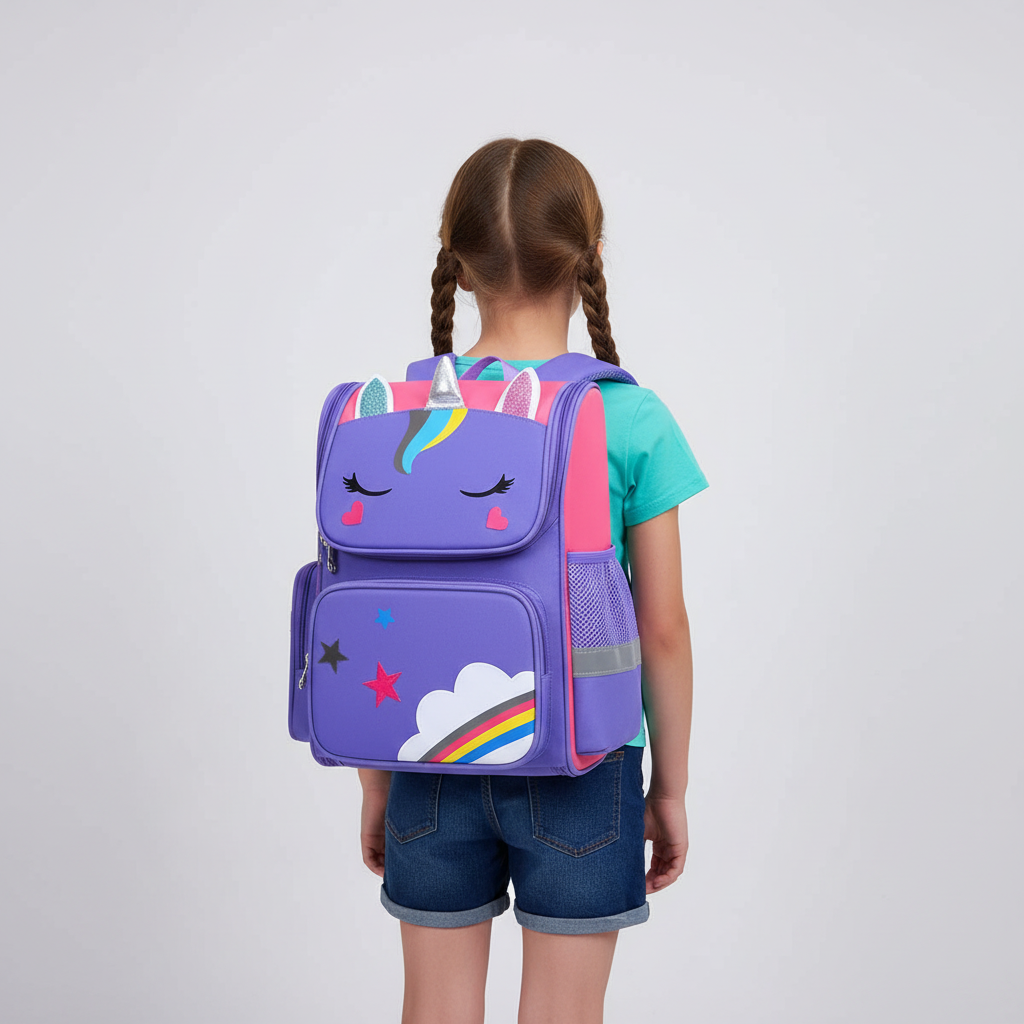 Luminiq Kinder-Einhorn-Schulrucksack