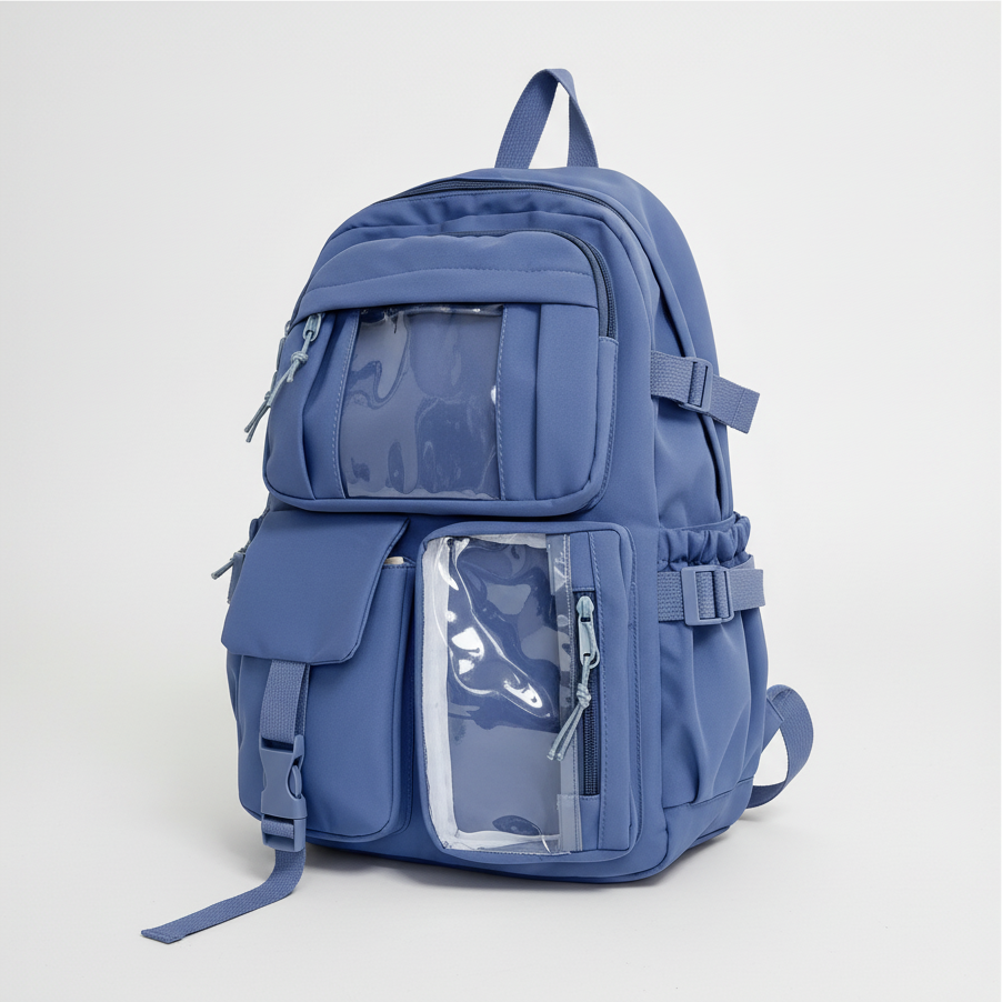 Lunaria Niedlicher Nylon-Schulrucksack