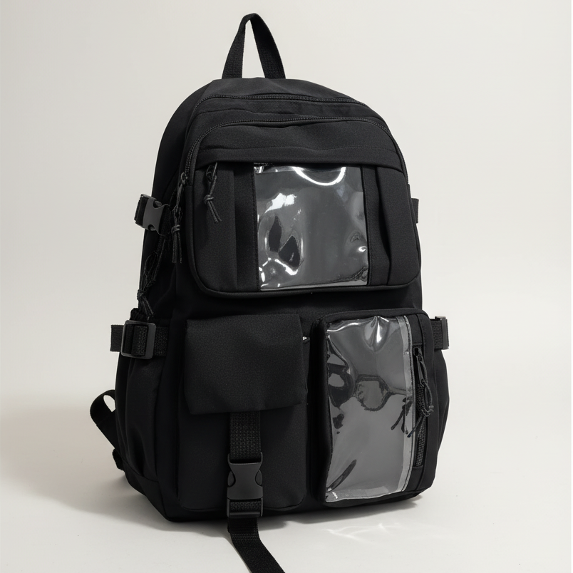 Lunaria Niedlicher Nylon-Schulrucksack