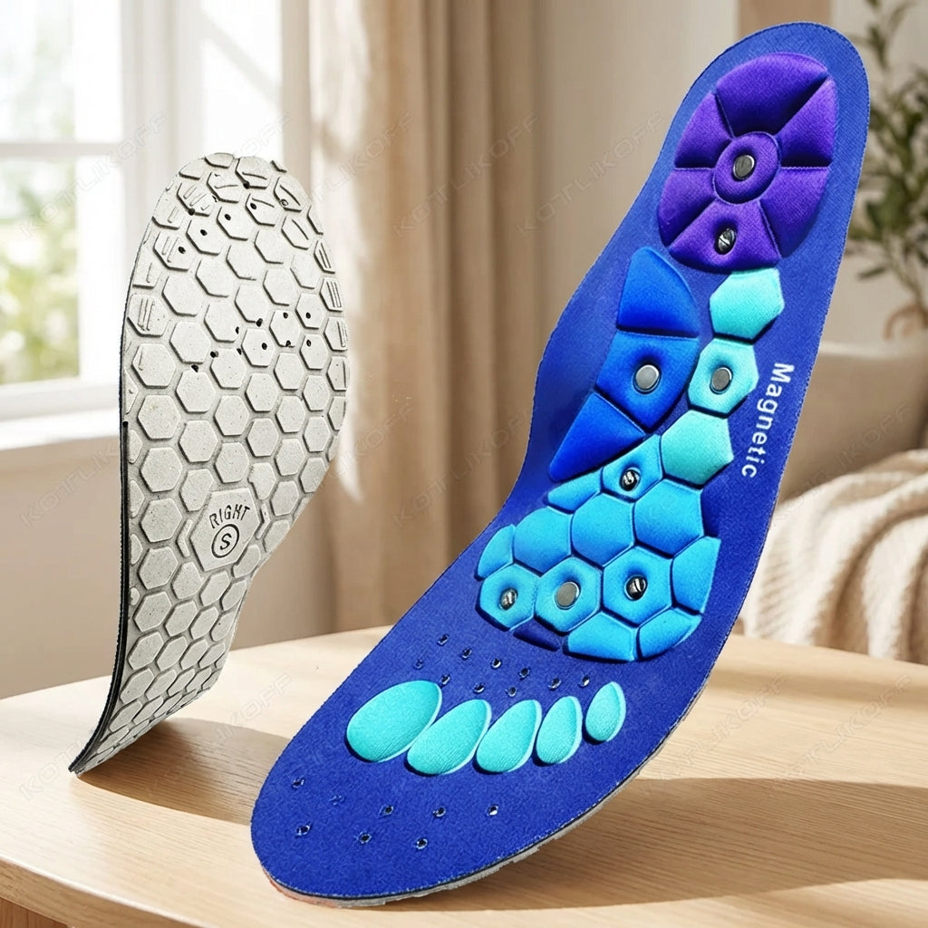 MagniStep Magnetische Akupressur-Einlegesohle