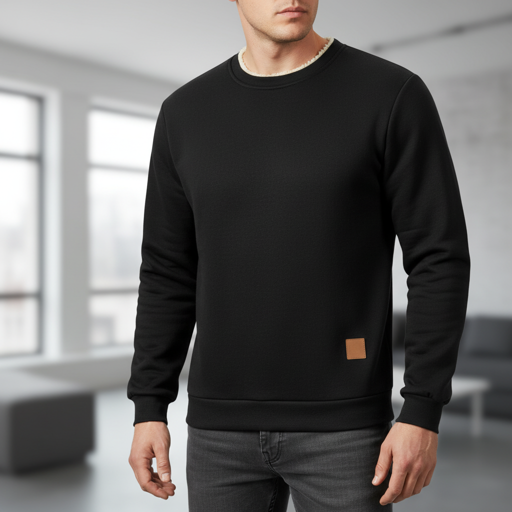 Herren Rundhals-Pullover