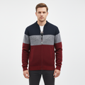 Herren-Strickcardigan mit Reißverschluss