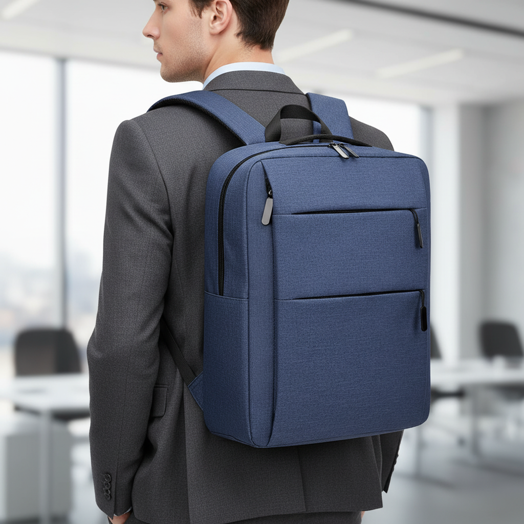 Laptop-Rucksack mit mehreren Fächern