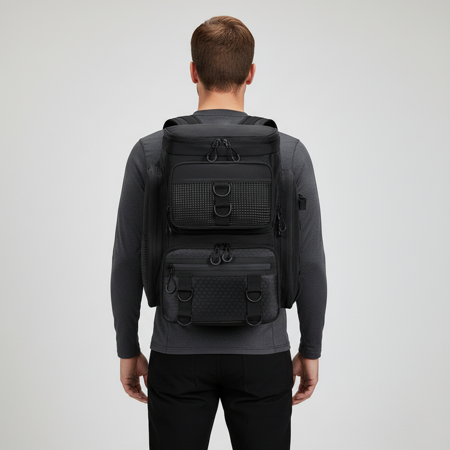 Multifunktionaler Angelrucksack