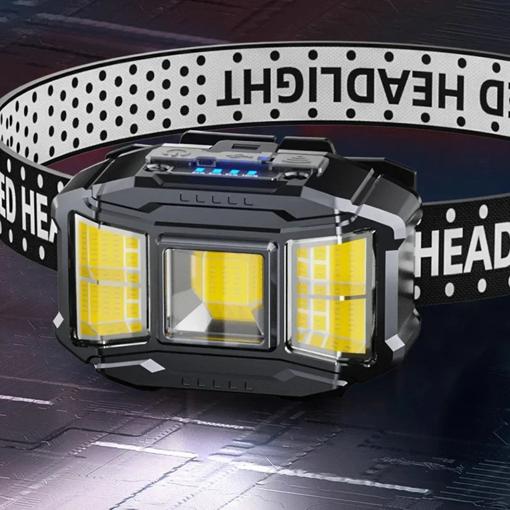 snoutatelier | NightVanta Aufladbare COB-LED-Stirnlampe
