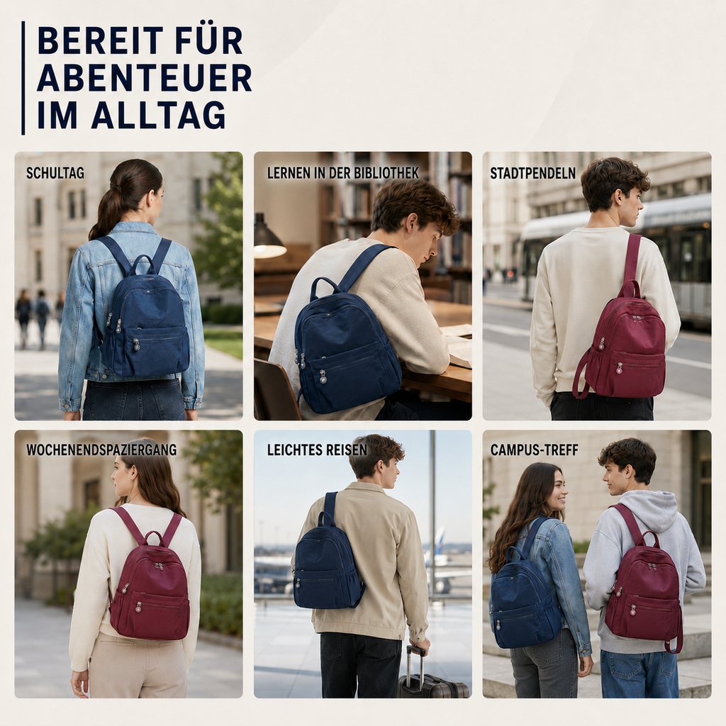 Nomadryx Ultraleichter Nylon-Tagesrucksack