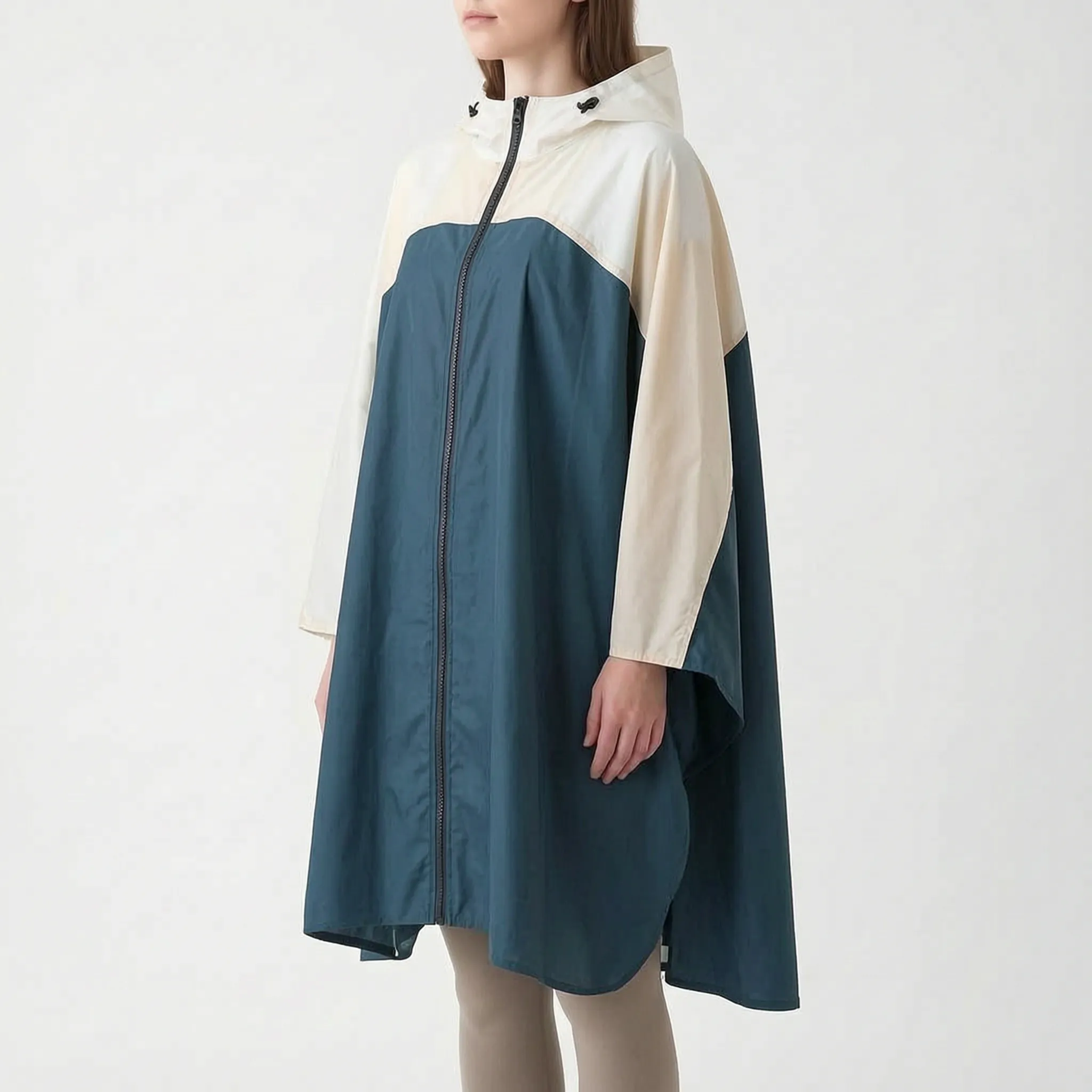 Nubis Weit Geschnittener Damen Regenponcho