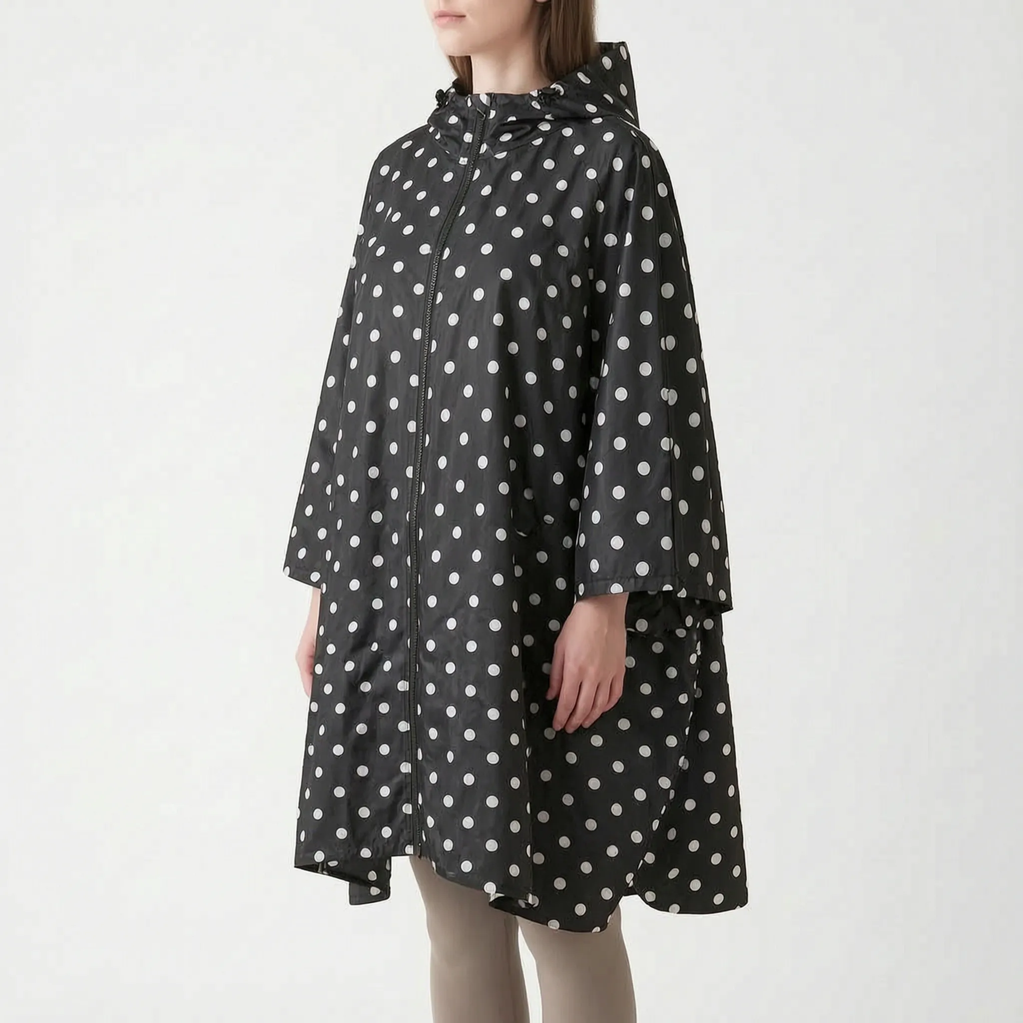 Nubis Weit Geschnittener Damen Regenponcho