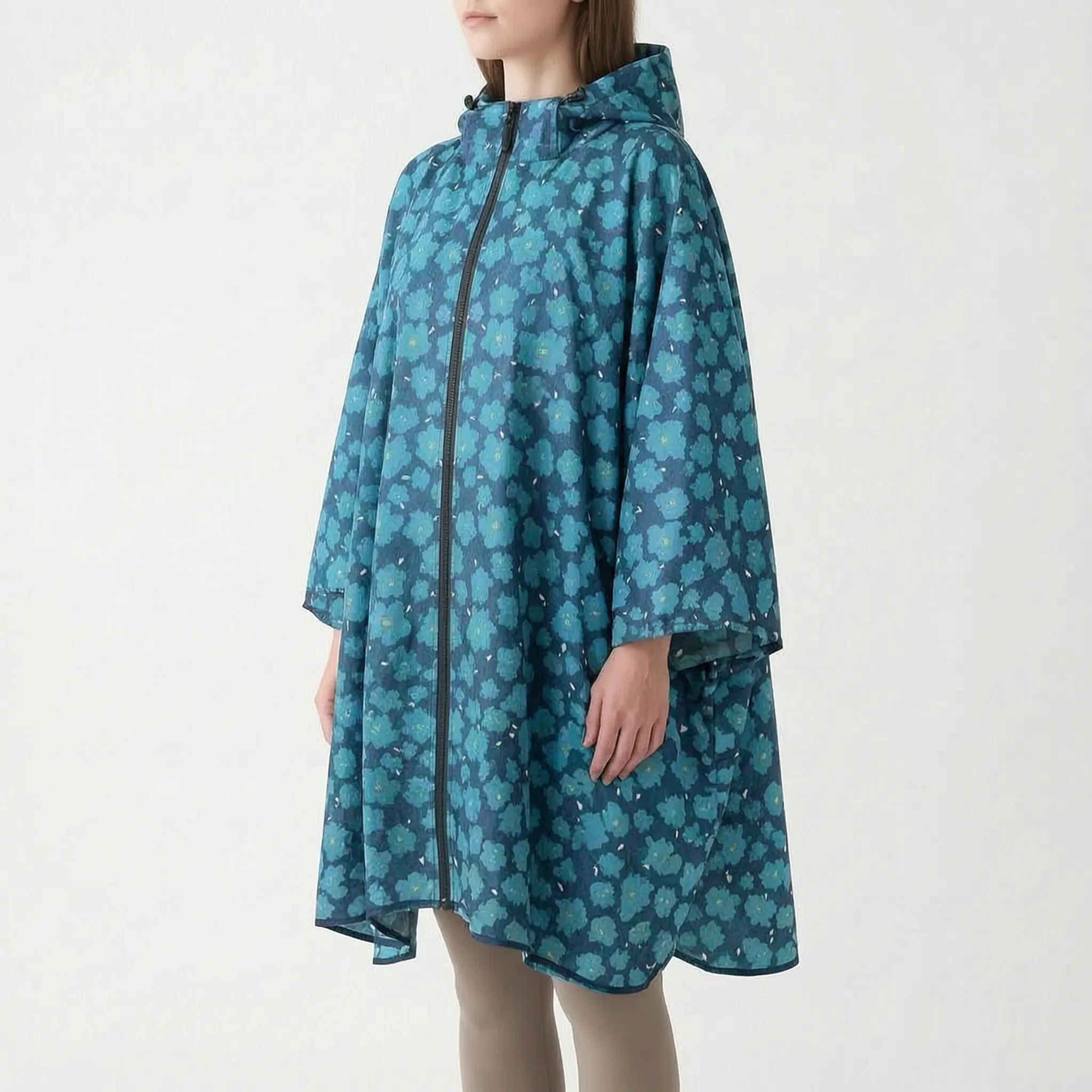 Nubis Weit Geschnittener Damen Regenponcho