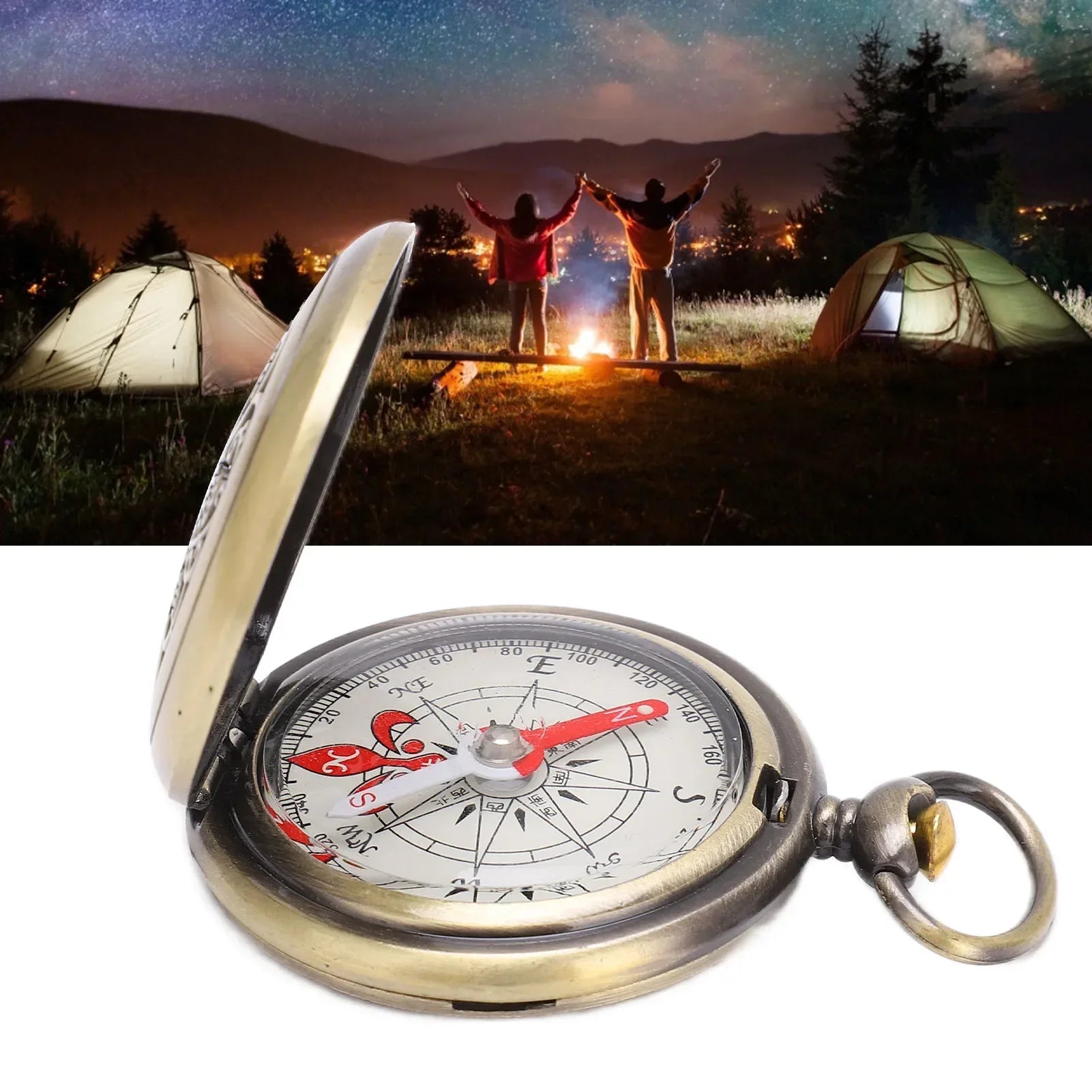 Orientez Kompass mit Schutzdeckel