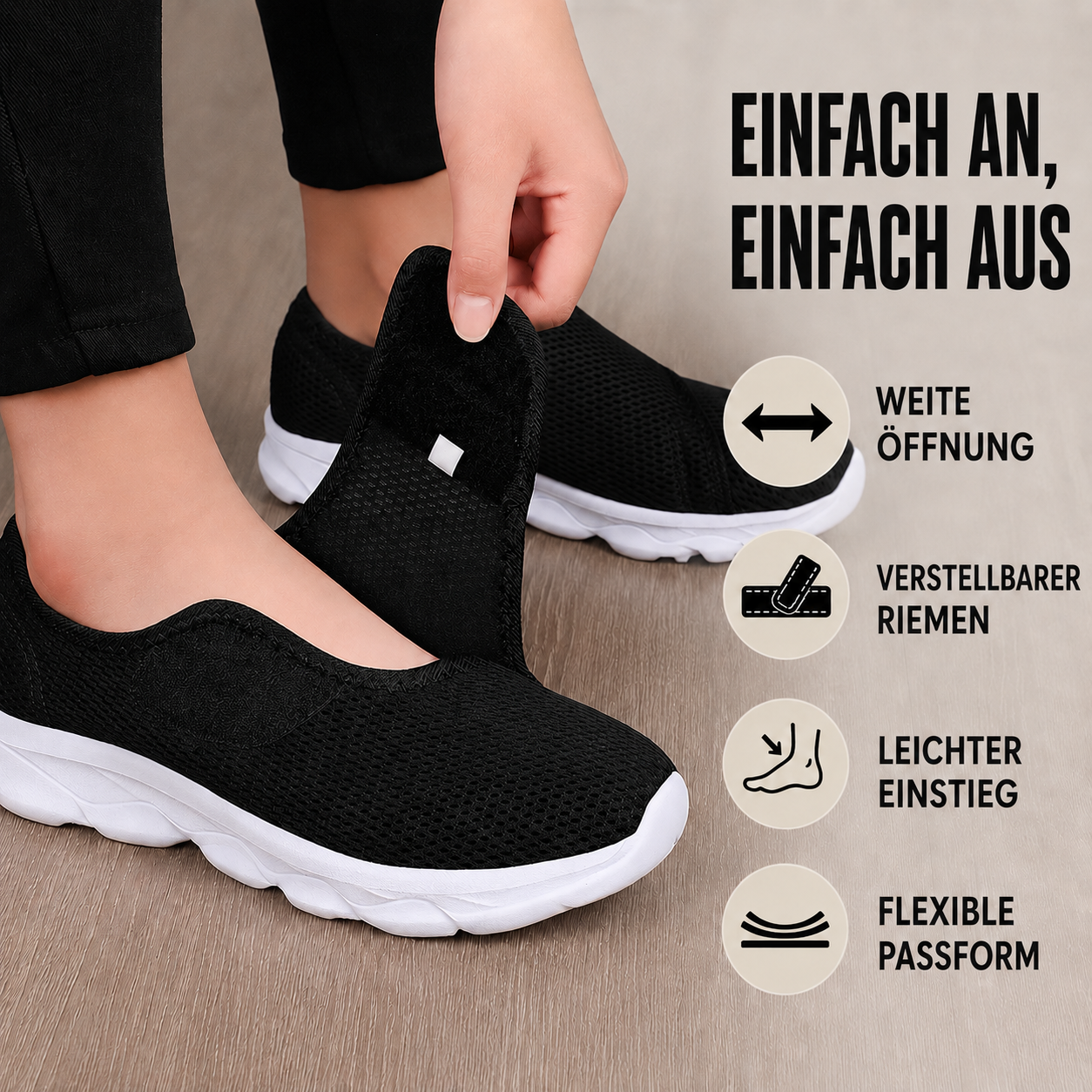Orthowalk Weitschafts-Verstellbarer Orthopädischer Gehschuh
