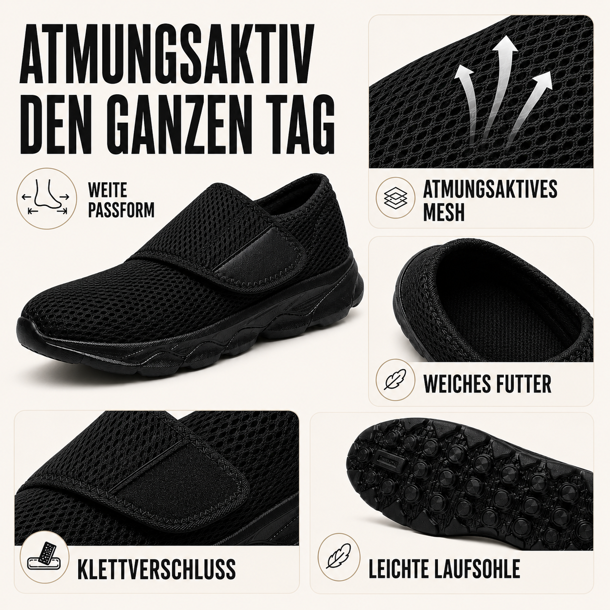 Orthowalk Weitschafts-Verstellbarer Orthopädischer Gehschuh