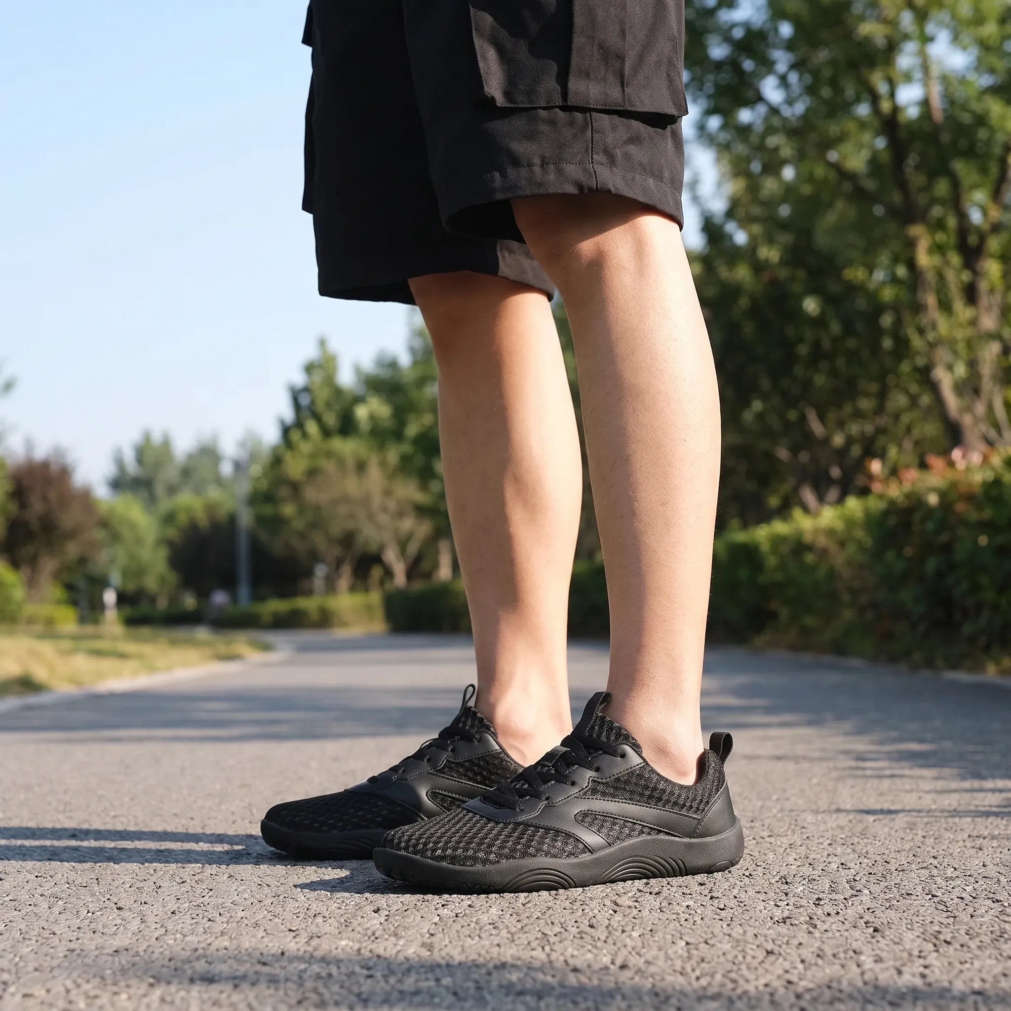 Pacedo Breite Freizeitschuhe Für Herren