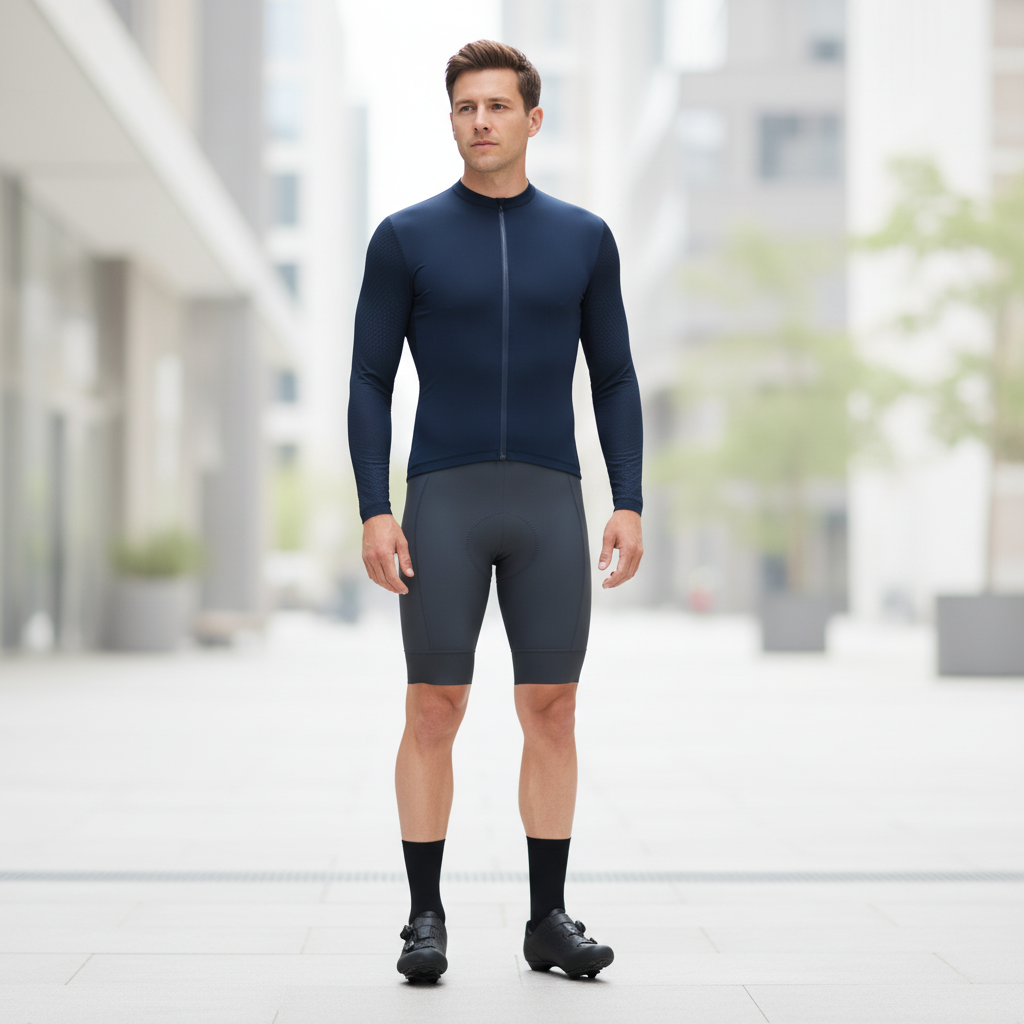 Paceflux Langarm-Radtrikot