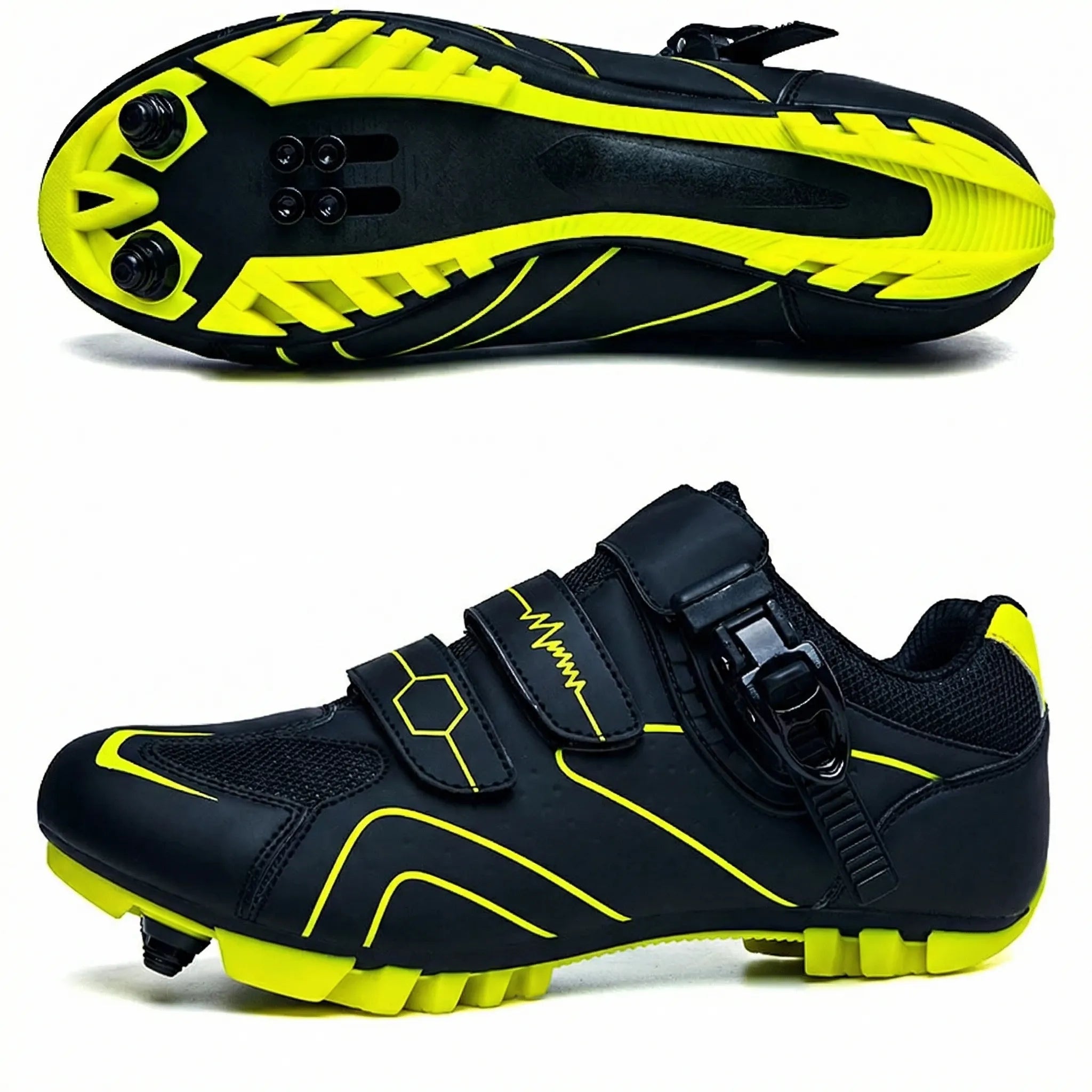 Pedalrift Herren-MTB-Radschuh mit Ratschenverschluss