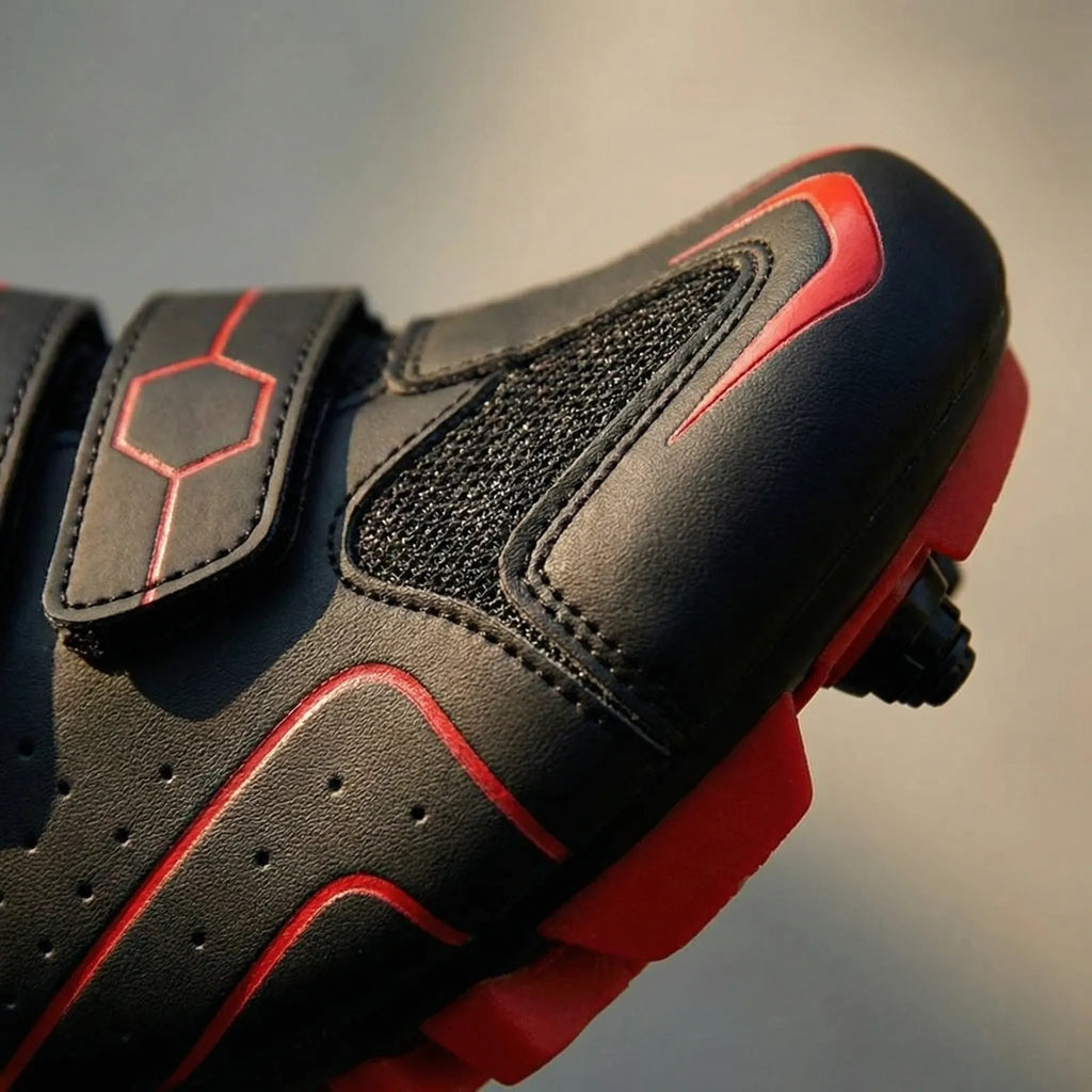 Pedalrift Herren-MTB-Radschuh mit Ratschenverschluss