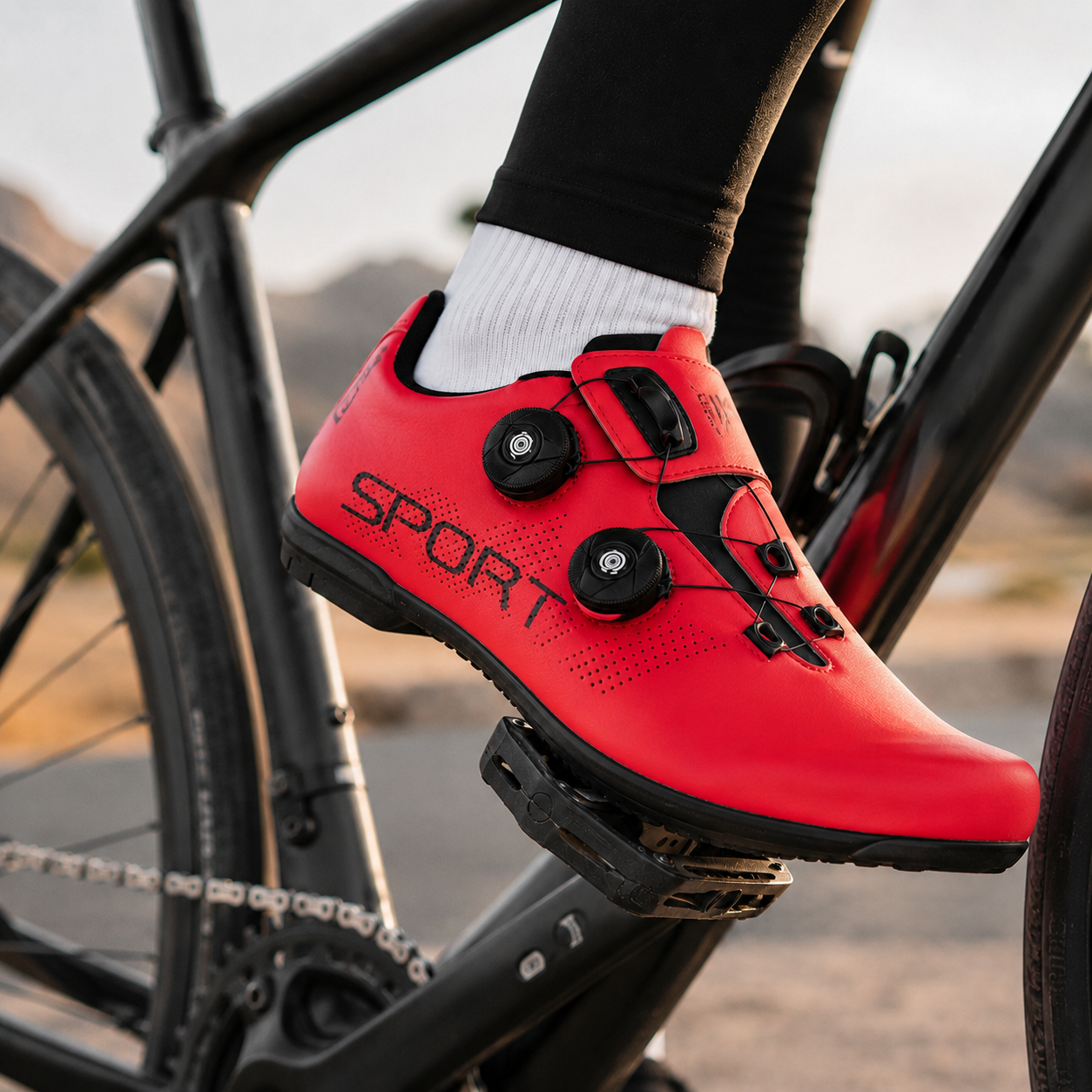 Pedalyx Flachpedal Schuh ohne Klickverbindung