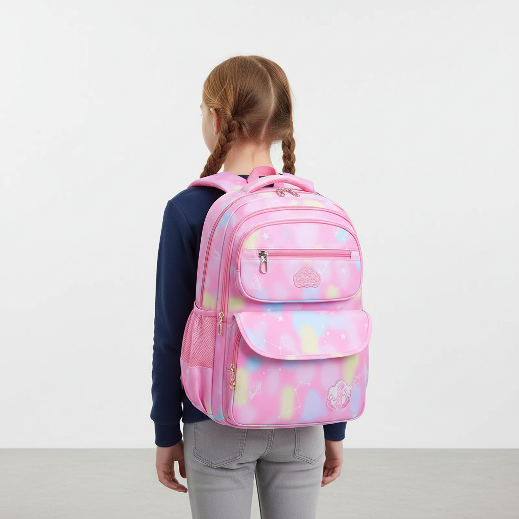 PixiLuma Kinder-Schulrucksack Polyester