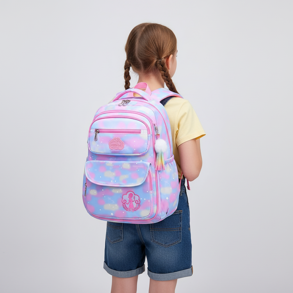 PixiLuma Kinder-Schulrucksack Polyester