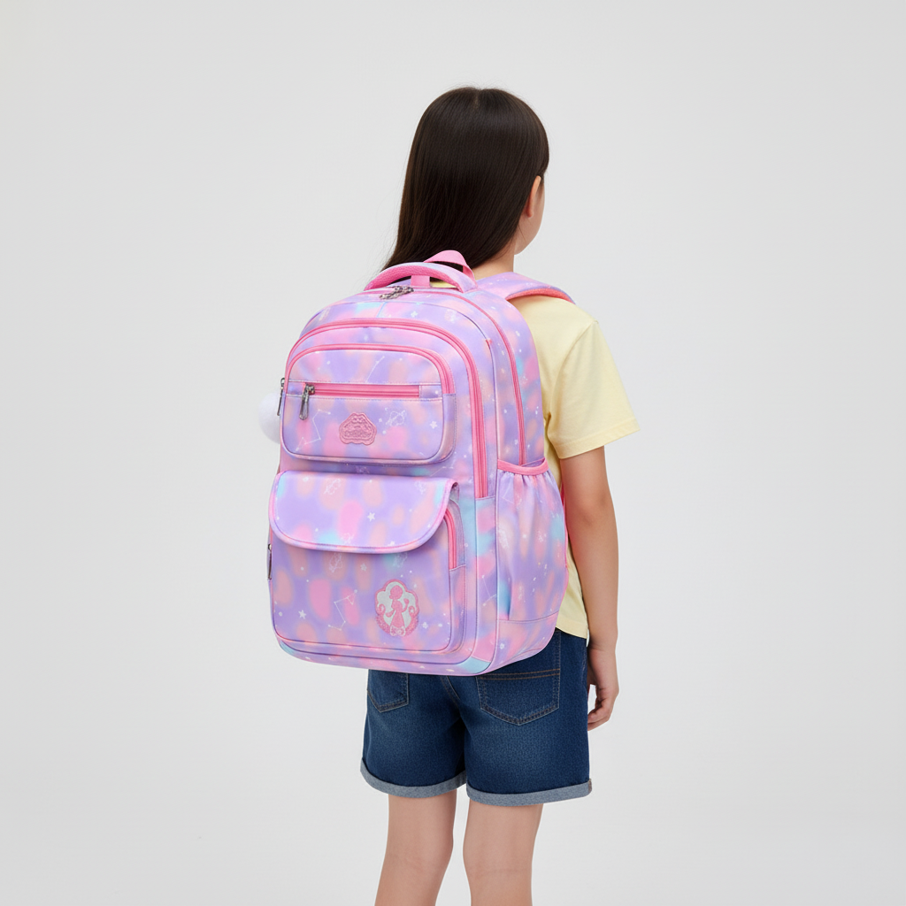 PixiLuma Kinder-Schulrucksack Polyester