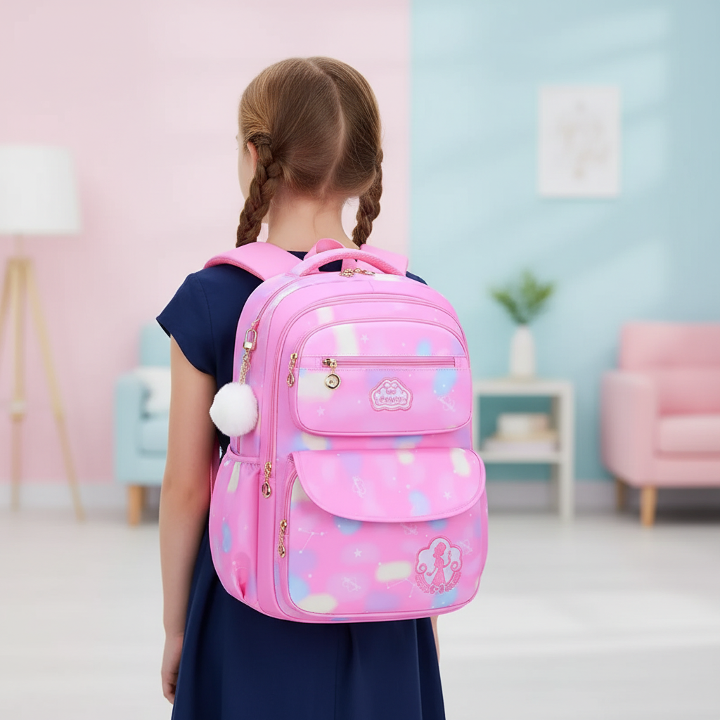 PixiLuma Kinder-Schulrucksack Polyester
