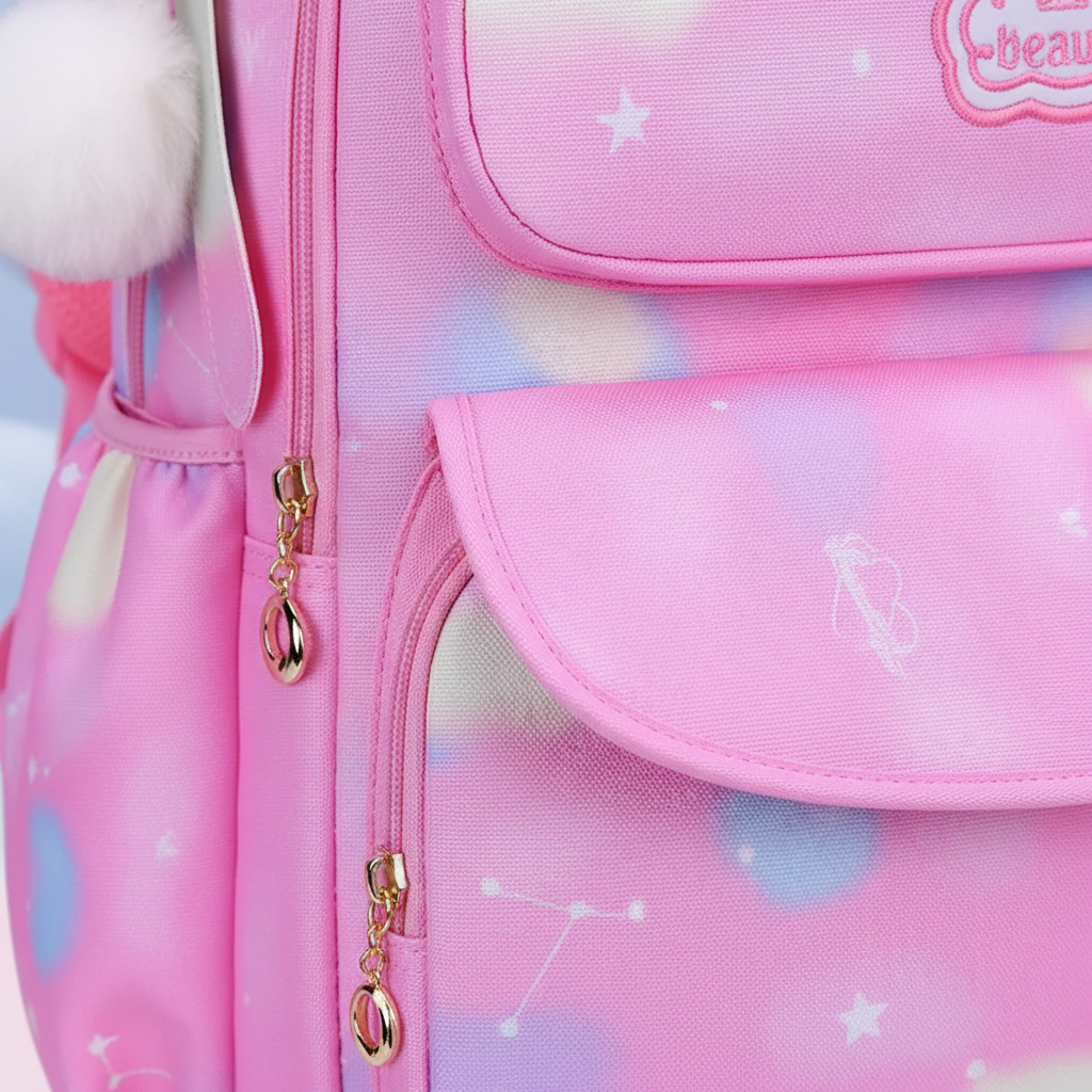 PixiLuma Kinder-Schulrucksack Polyester