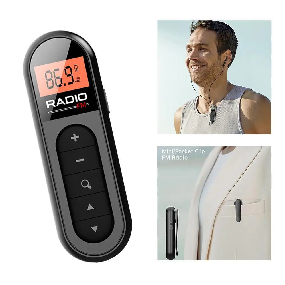 PocketWave Tragbares aufladbares Taschen-UKW-Radio