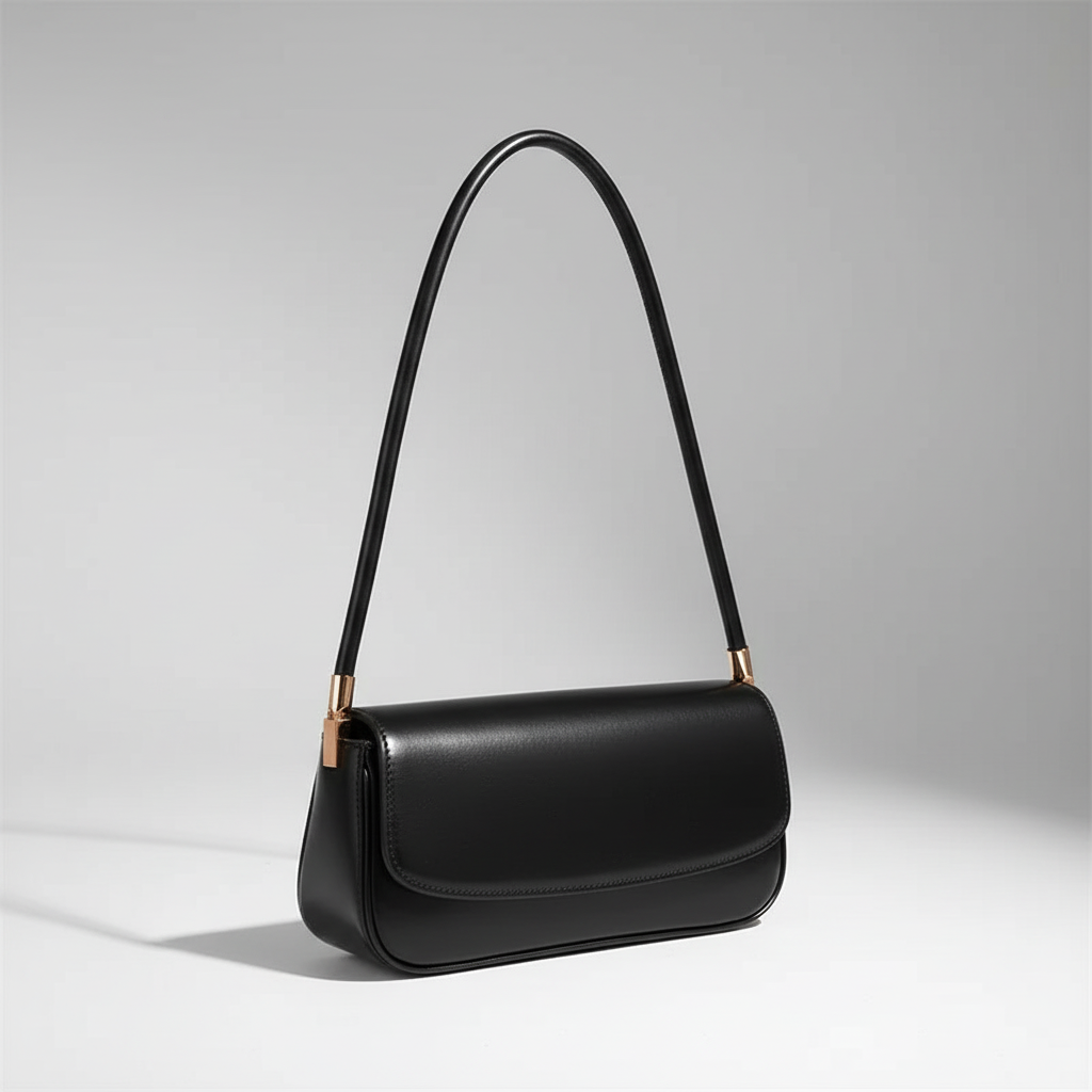 Premium Schultertasche aus echtem Leder