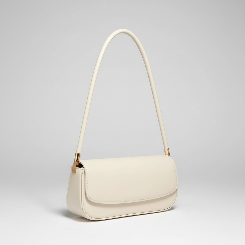 Premium Schultertasche aus echtem Leder