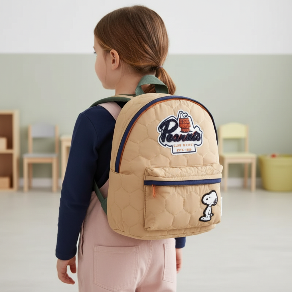 Puffaroo Gesteppter Nylon-Kinderrucksack