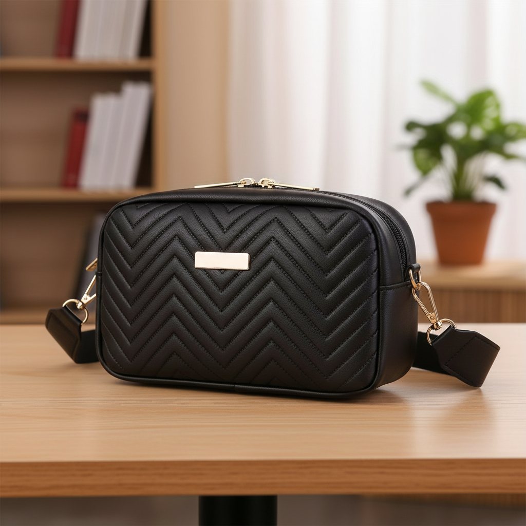 Gesteppte Mini-Crossbody-Tasche
