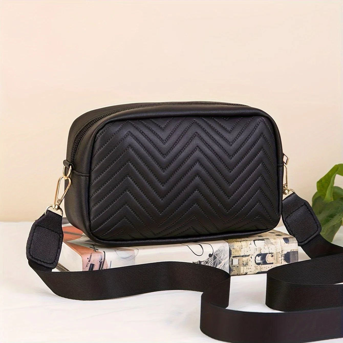 Gesteppte Mini-Crossbody-Tasche