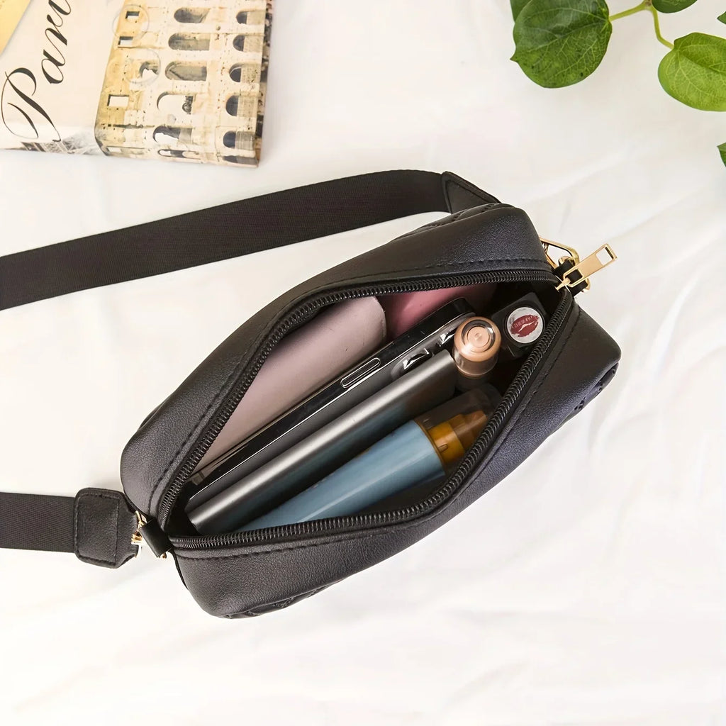 Gesteppte Mini-Crossbody-Tasche