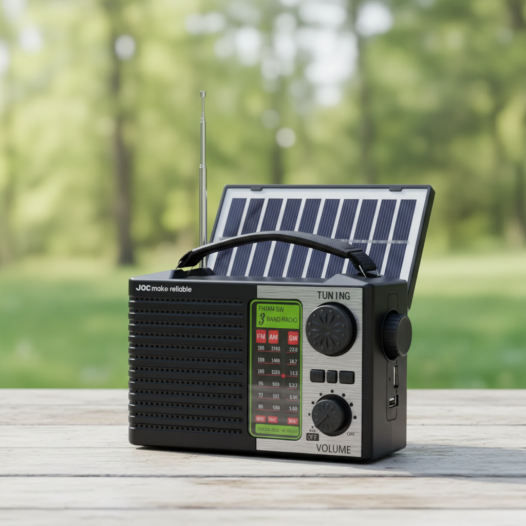 Radiantro Tragbares Solarladegerät-Radio