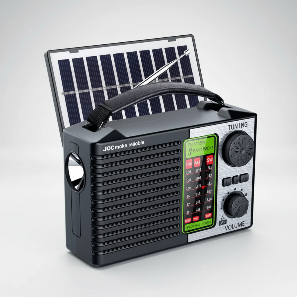 Radiantro Tragbares Solarladegerät-Radio