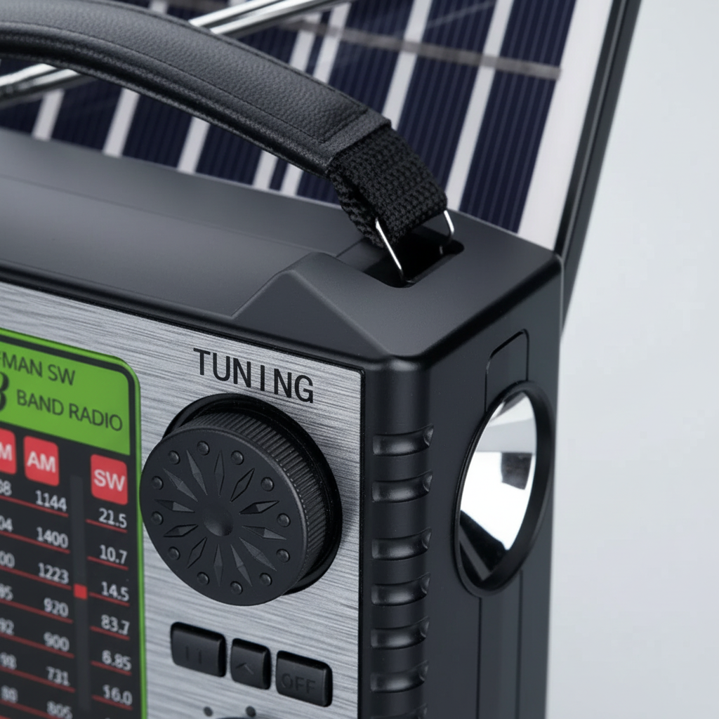 Radiantro Tragbares Solarladegerät-Radio
