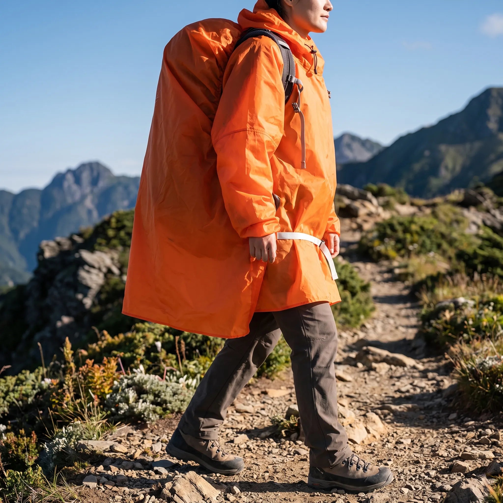 RainGuard Leichter Regenponcho Mit Ärmeln