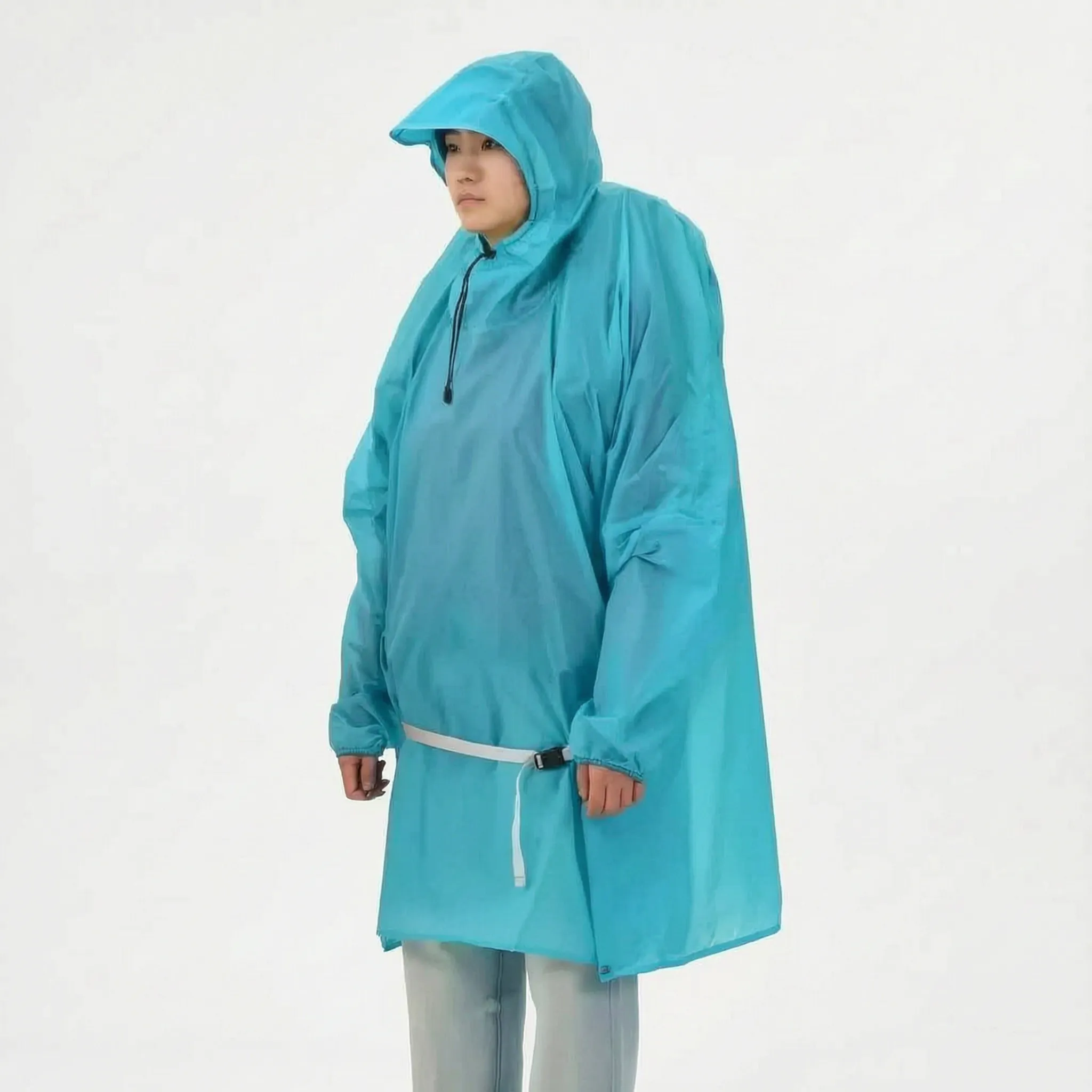 RainGuard Leichter Regenponcho Mit Ärmeln