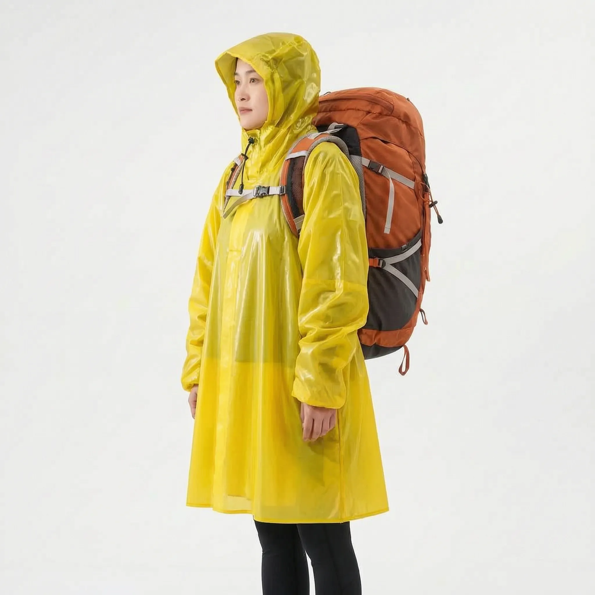 RainGuard Leichter Regenponcho Mit Ärmeln
