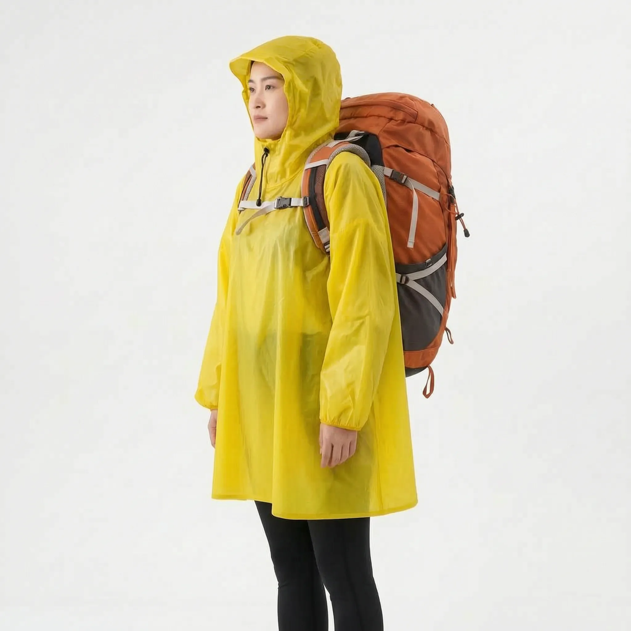 RainGuard Leichter Regenponcho Mit Ärmeln