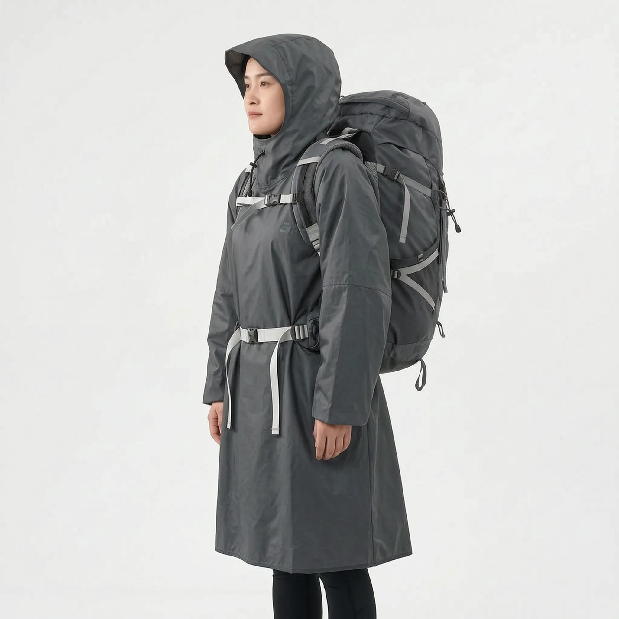 RainGuard Leichter Regenponcho Mit Ärmeln