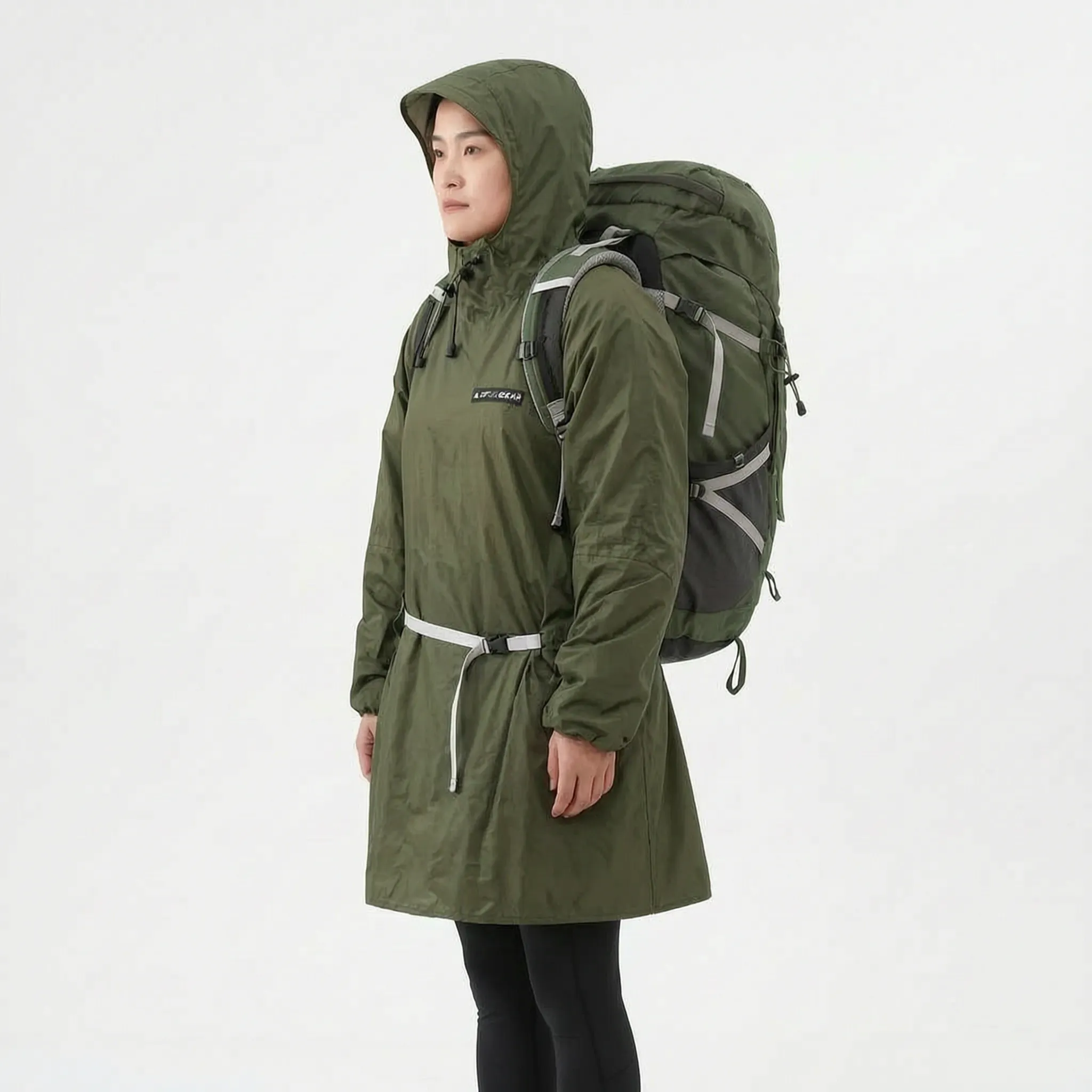 RainGuard Leichter Regenponcho Mit Ärmeln