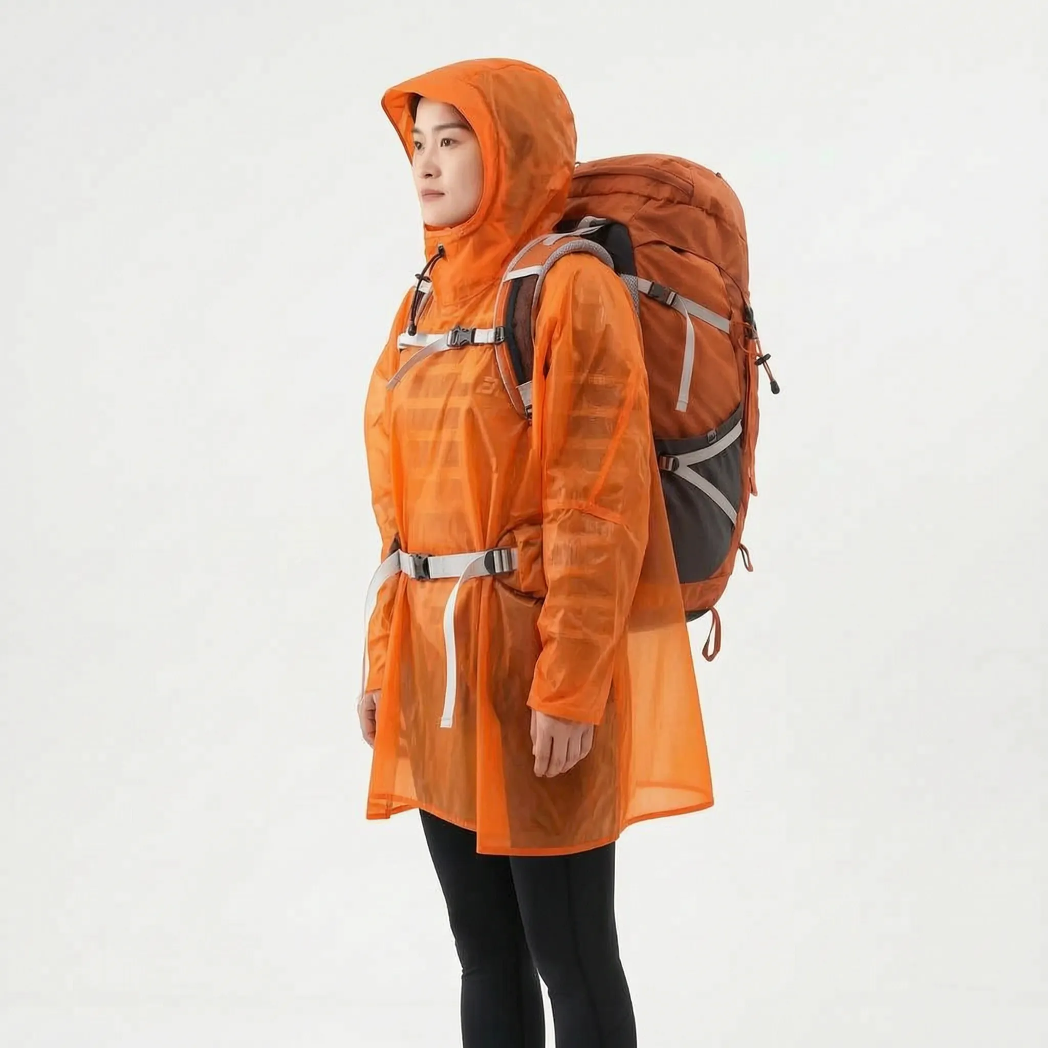 RainGuard Leichter Regenponcho Mit Ärmeln