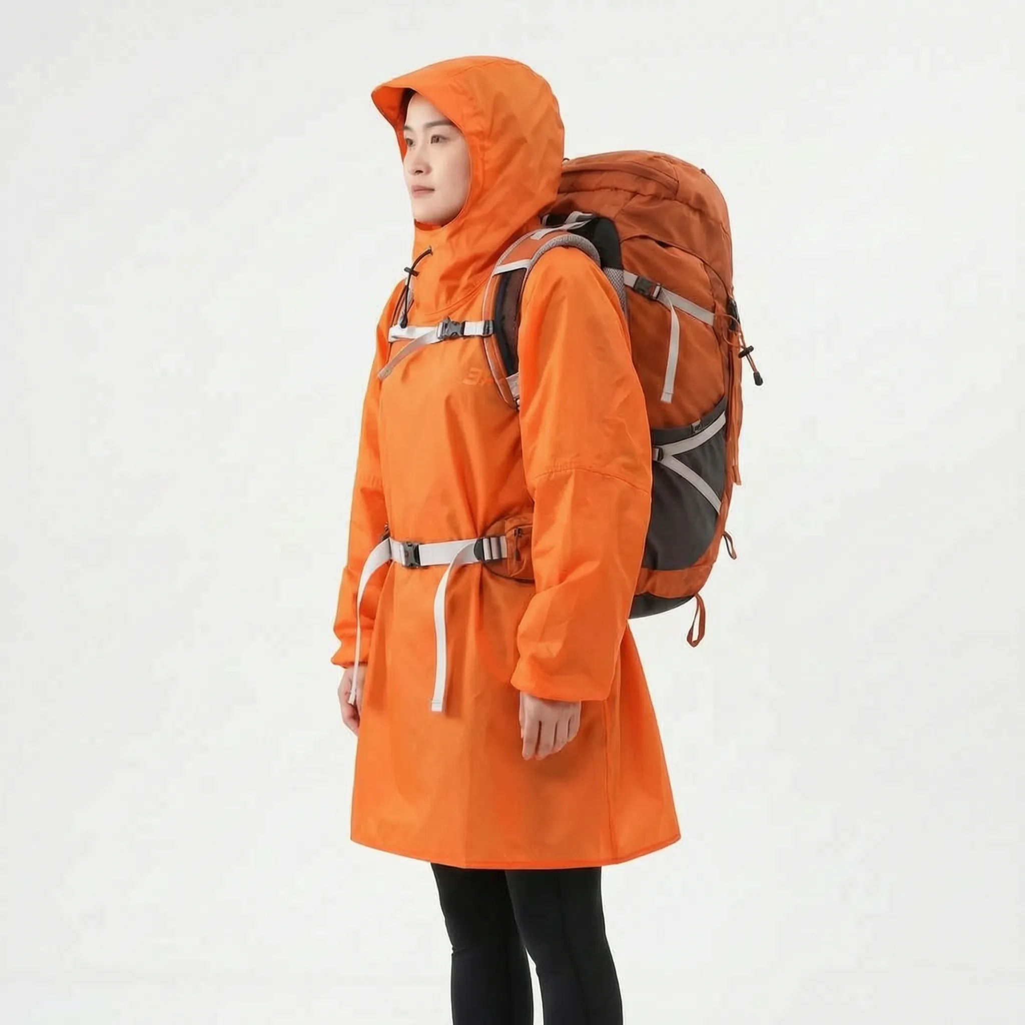 RainGuard Leichter Regenponcho Mit Ärmeln